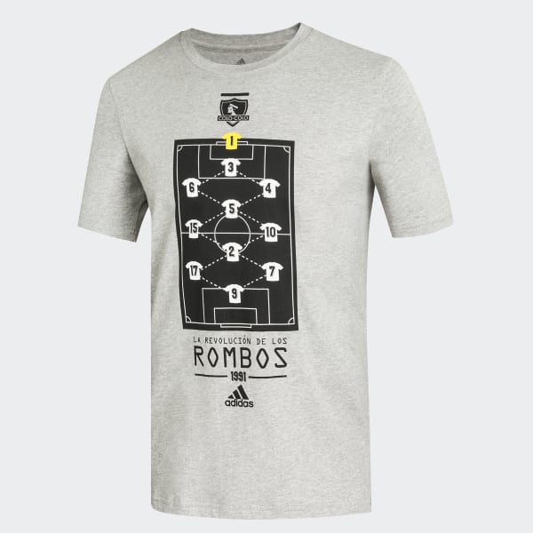 Gris Polera Graphic Colo Colo