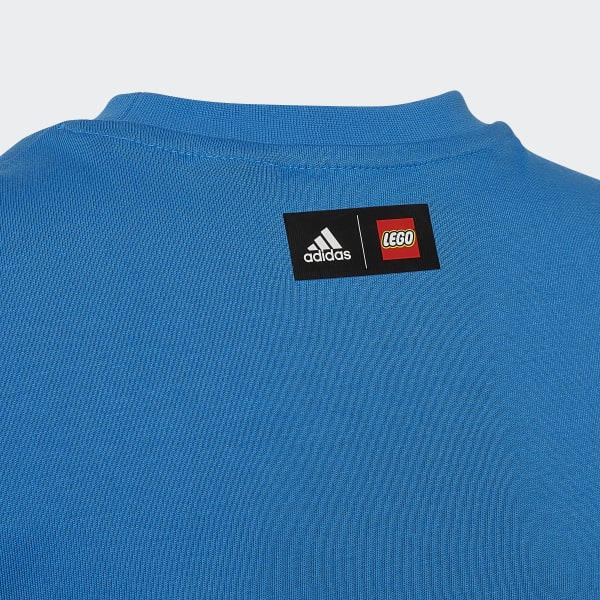 Blue adidas x LEGO® Football Graphic Tee