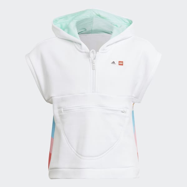Adidas short sleeve hoodie womens discount