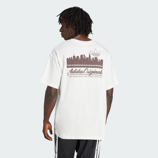 White Skyline GFX Tee