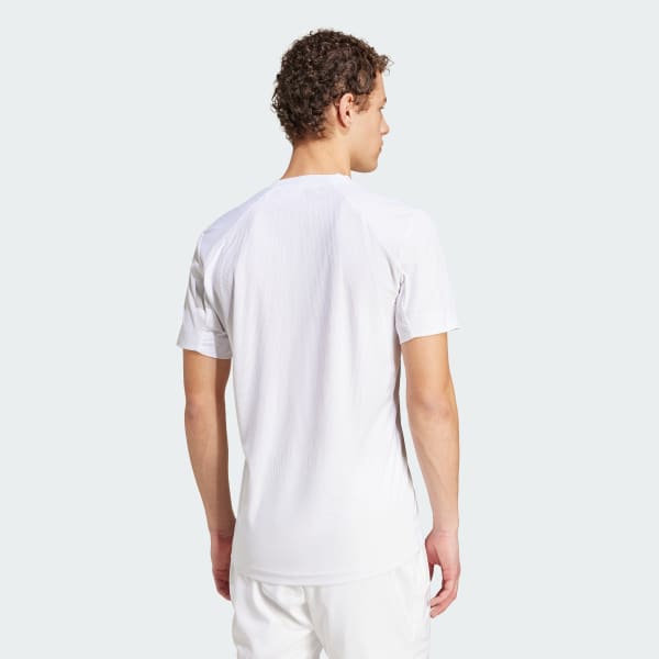 สีขาว เสื้อยืดเทนนิส Pro AIRCHILL FreeLift