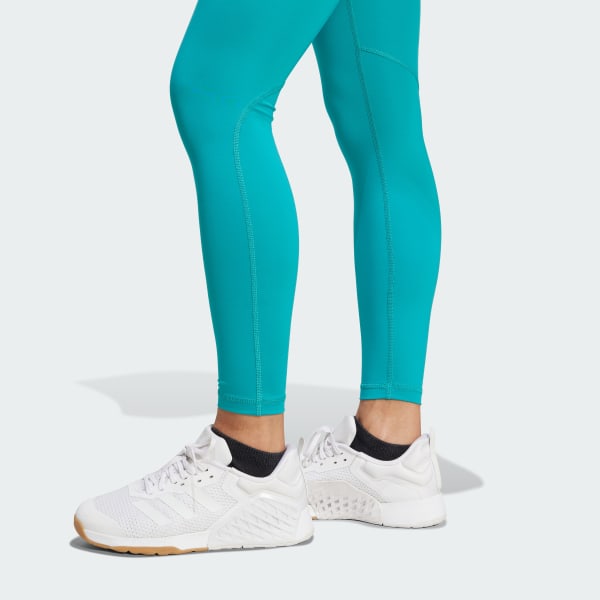 Calzas 7/8 TECHFIT Tiro Alto - Verde adidas | adidas Chile