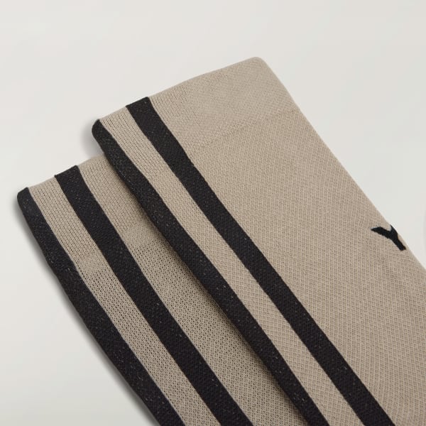 Brown Y-3 Stripes Socks