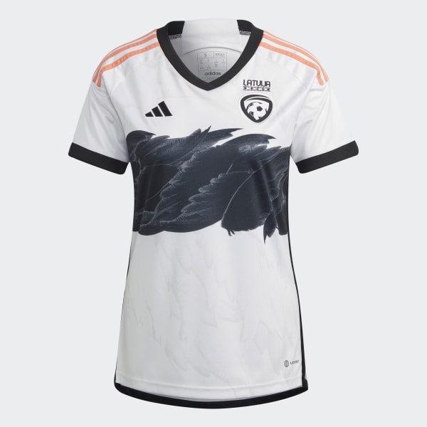 Wit Letland Vrouwenteam 23 Uitshirt