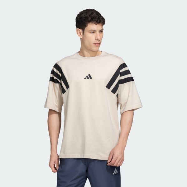 Beige Future Icons Woven BW Tee