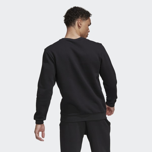 adidas Essentials Big Logo Sweatshirt - Black | adidas Canada