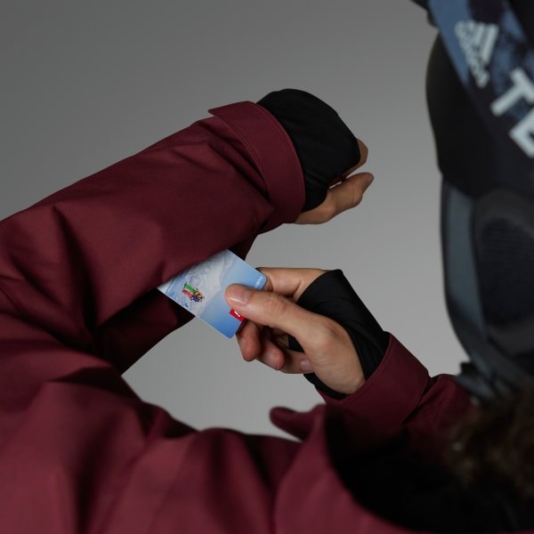 Burgundy Terrex Xperior Three-in-One RAIN.RDY Jacka