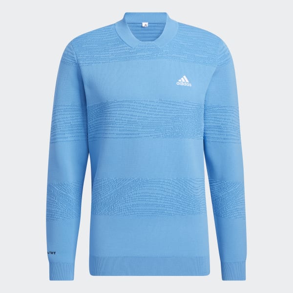 adidas Made To Be Remade V-Neck Pullover Sweater - Blue, Men's Golf