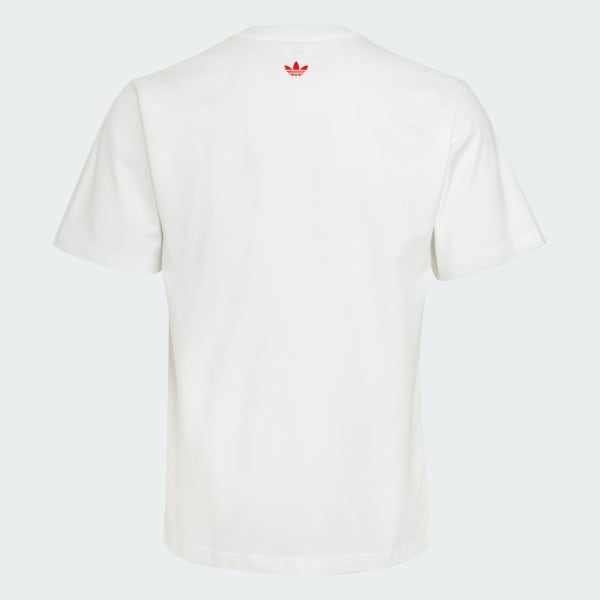 ホワイト アイ トレフォイル半袖Tシャツ