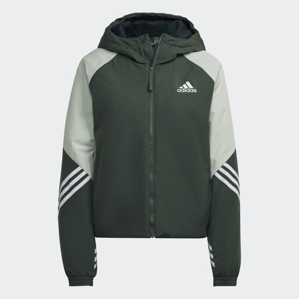 Verde Casaco com Capuz Back to Sport