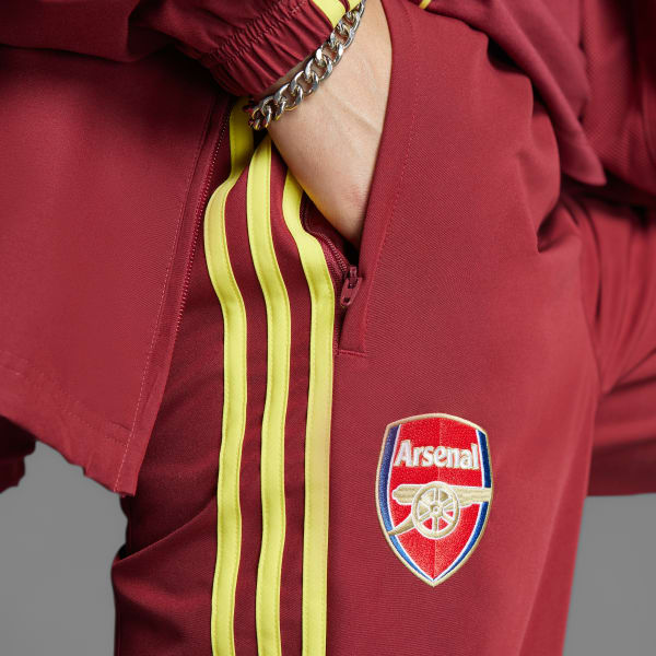 สีแดงเบอร์กันดี กางเกงแทรค Arsenal UBP