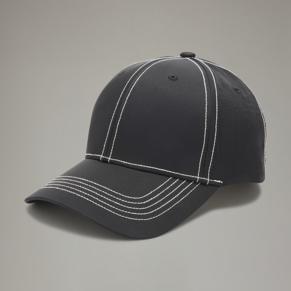 Black Y-3 STITCH CAP