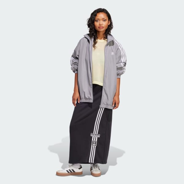 Schwarz Adibreak Maxi Rock