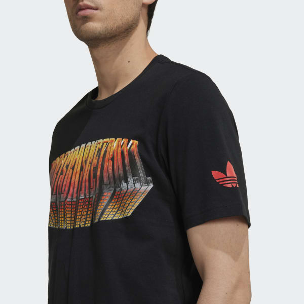 Svart adidas x Paris Basketball Carpenter T-skjorte EKH20