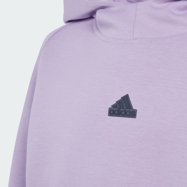 Roxo Moletom Capuz Infantil adidas Z.N.E.