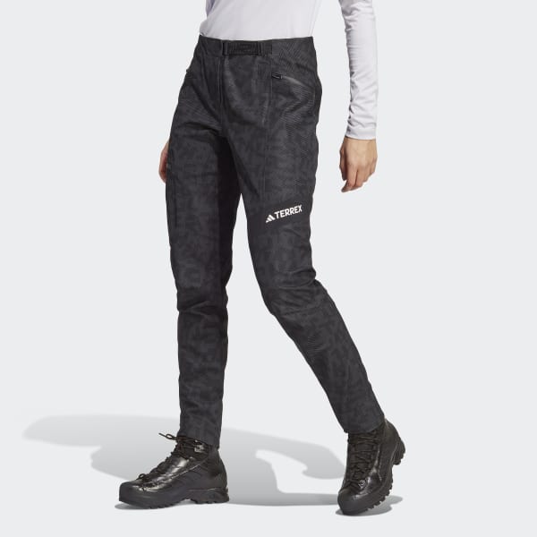 Schwarz TERREX Techrock RAIN.RDY Wanderhose