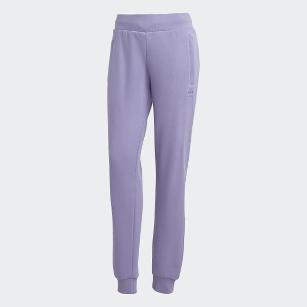 Violeta Pantalón Deportivo Adicolor Essentials Ajustado