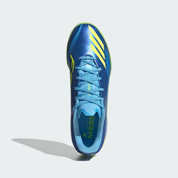 Blau F50 Messi League Fußballschuh, Rollrasen