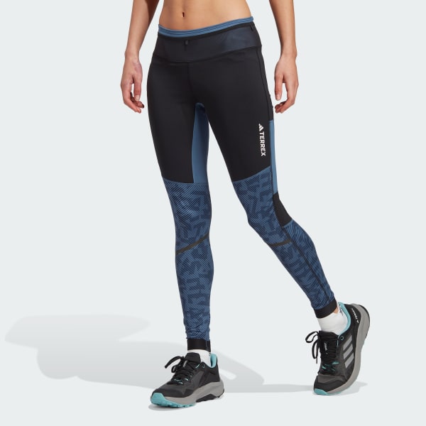 adidas Terrex Agravic Trail Running Legging Blauw adidas
