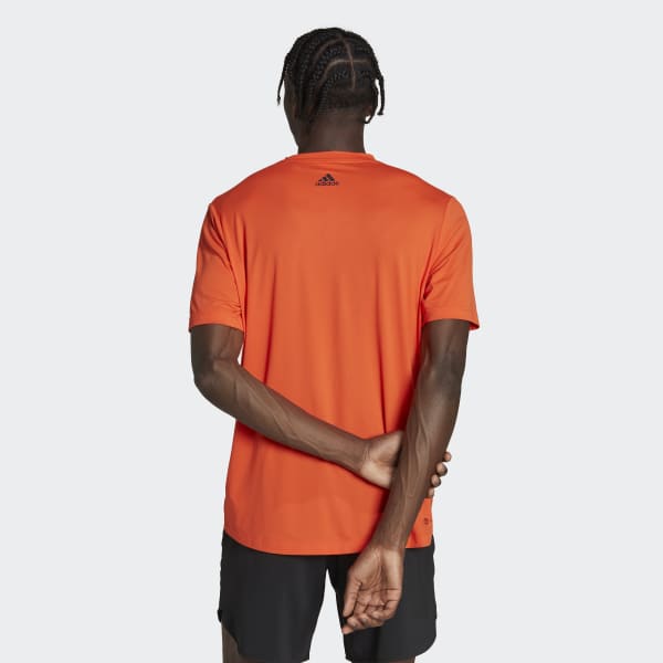 Orange Big Badge of Sport Training T-Shirt