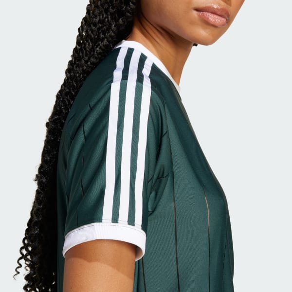 ★★Adairs★★ 3S Pinstripe Tee Deep Green IY7230 adidas ADICOLOR 3-STRIPES PINSTRIPE T-SHIRT MINGRE