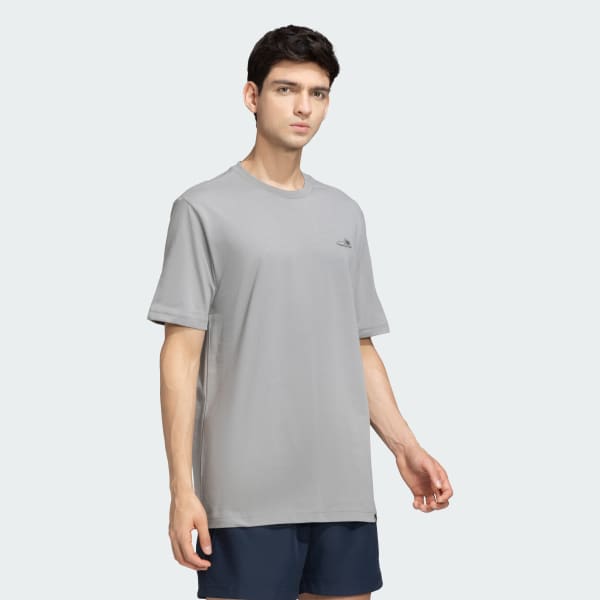 Grey M L SLIDE TEE