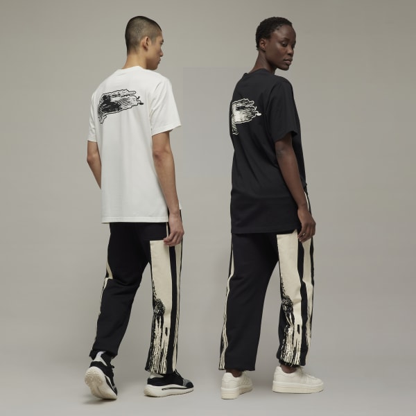 Black Y-3 Logo French Terry Pants