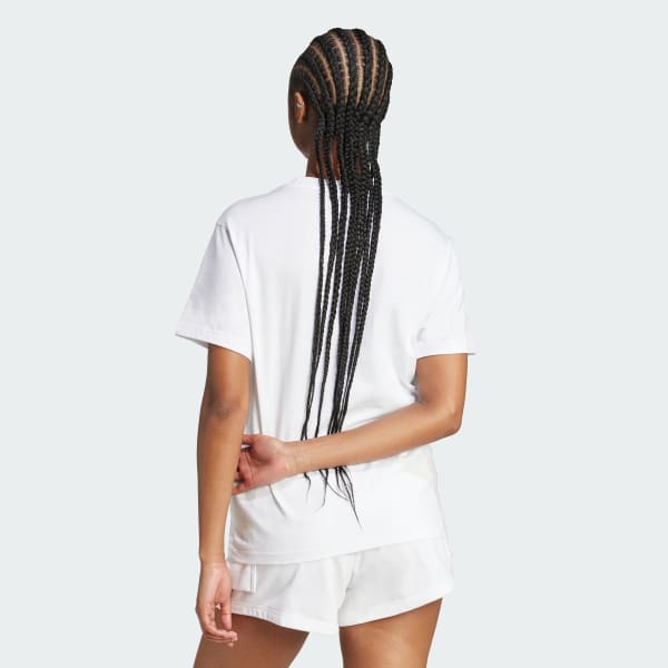 Blanco Playera Infill Graphic