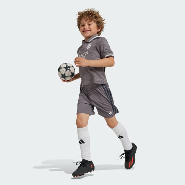 Bruin Real Madrid 24/25 Derde Mini-Tenue Kids