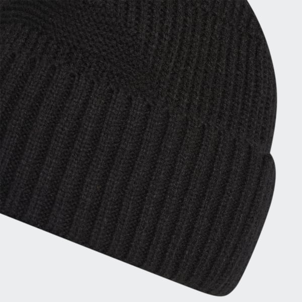 adidas Pine Knot Fold Beanie Black Free Shipping with adiClub adidas US