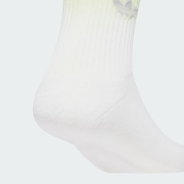 White Ombre Crew Socks 3 Pairs