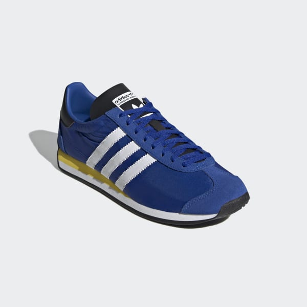 adidas country white blue