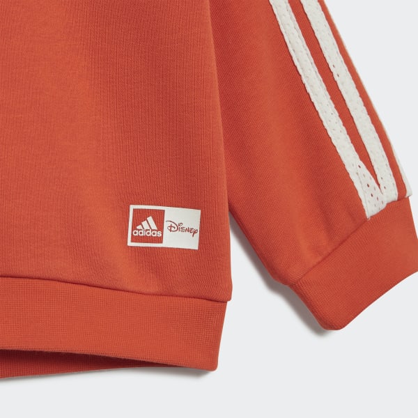 adidas x Disney Mickey Mouse Crewneck and Jogger Set Red