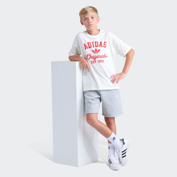 Grey ESS OG HTR FLC SHORT