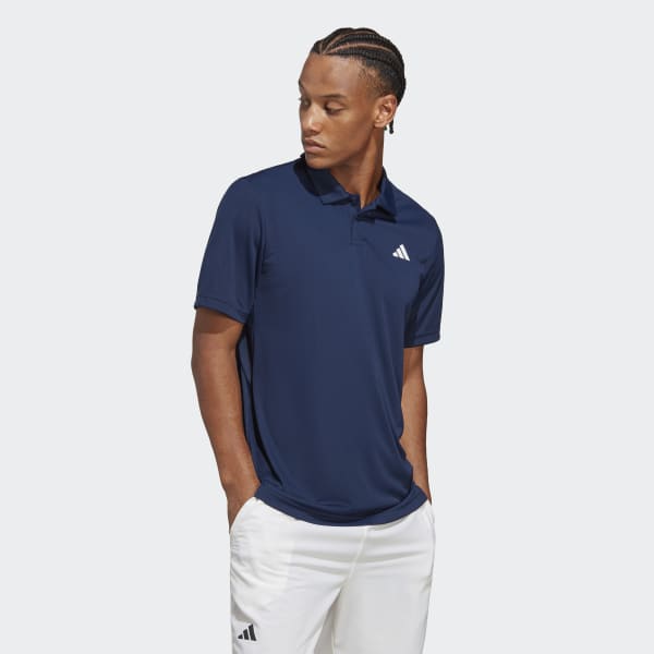 adidas Men's Tennis Club Tennis Polo Shirt - Blue adidas US