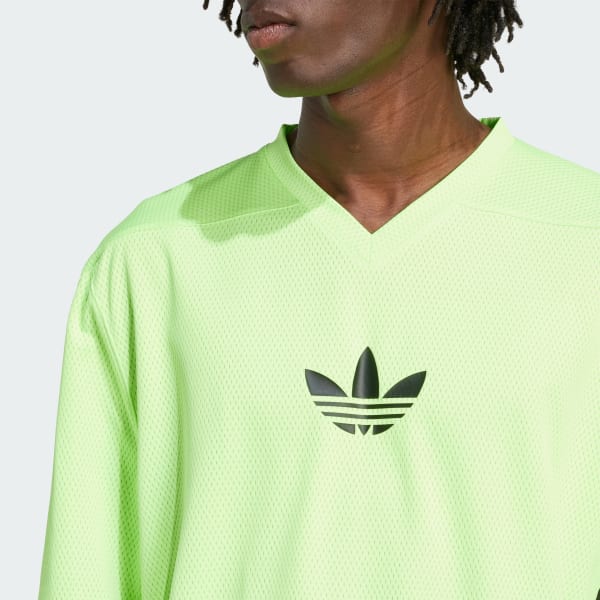 adidas Originals Adicolor Mesh Long Sleeve - Green | Free