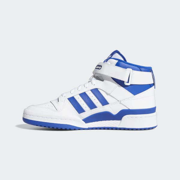 White mid top adidas sale
