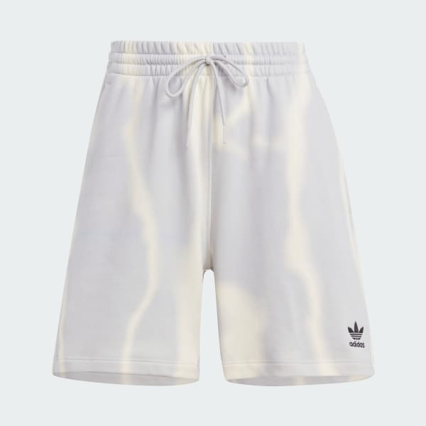 Grey Dye Allover Print Sweat Shorts