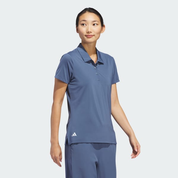 Blue Ultimate365 Solid Short Sleeve Polo Shirt