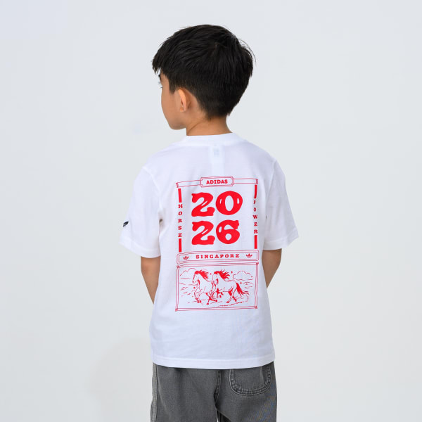 White Year Of The Horse Calendar Kids Tee