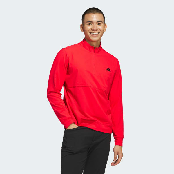adidas Quarter Zip Jumper Navy Red IR7128