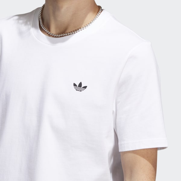 Hvid Skateboarding 4.0 Logo kønsneutral T-shirt DH697