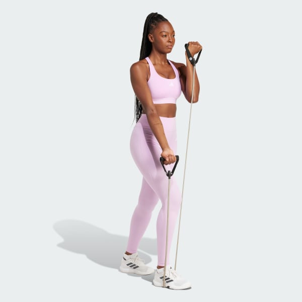 Roxo Calça legging longa Optimé Essentials Stash Pocket