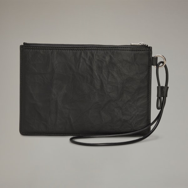 สีดำ กระเป๋าขนาดเล็กหนังย่น Y-3