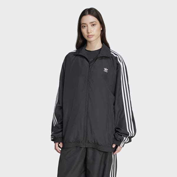 adidas Adilenium Season 3 Oversized Track Top - Black | Free