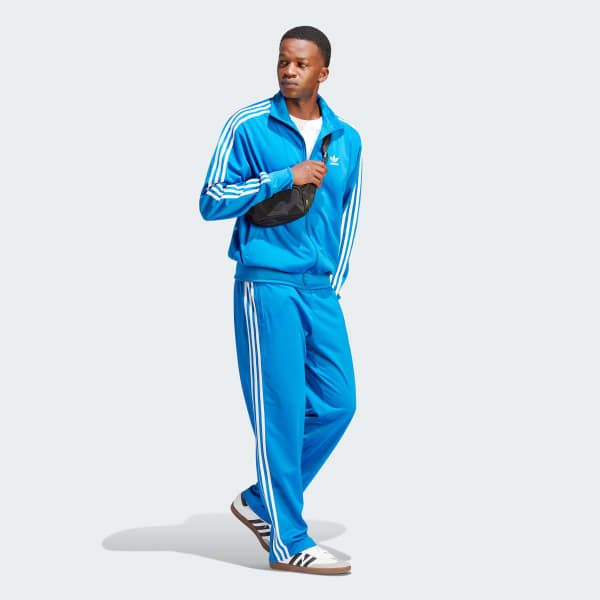 adidas Adicolor Classics Firebird Track Pants - Blue, Men's Lifestyle