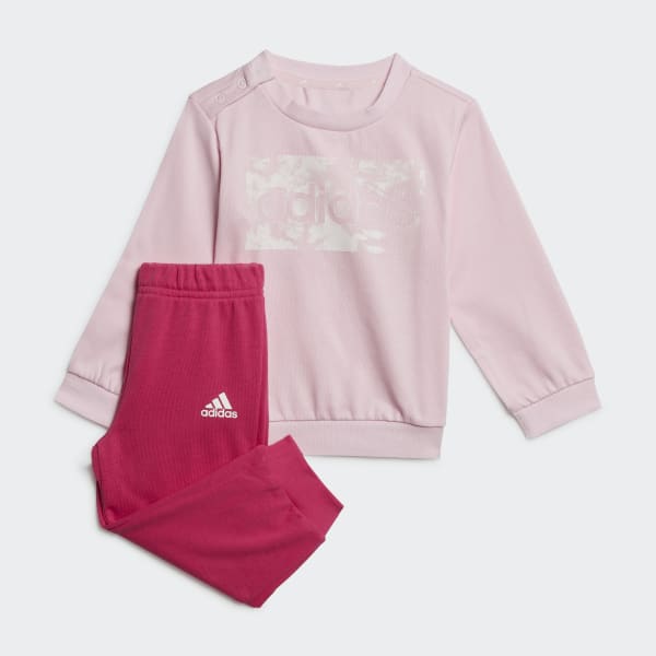 Pink adidas Essentials Sweatshirt and Pants sæt 29259