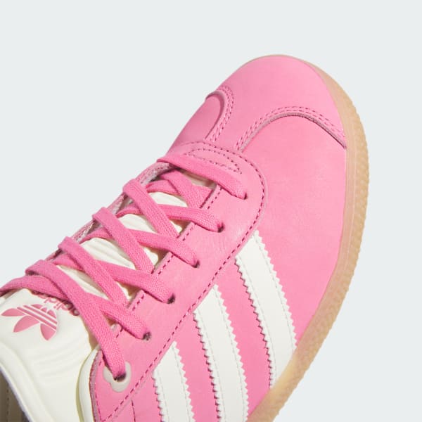 Pink adidas gazelle kids hot sale