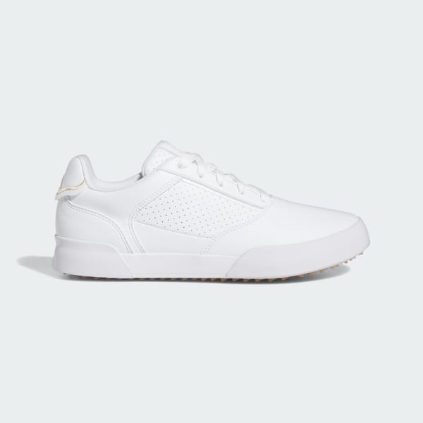 Hvit Retrocross Spikeless Golfsko