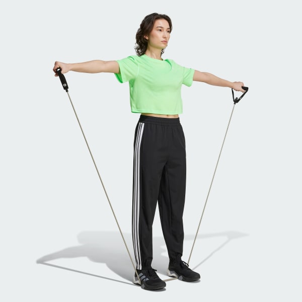 Verde Camiseta de Entrenamiento Train Essentials Boxy